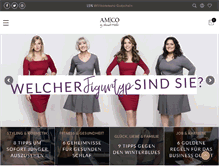 Tablet Screenshot of amco-fashion.com